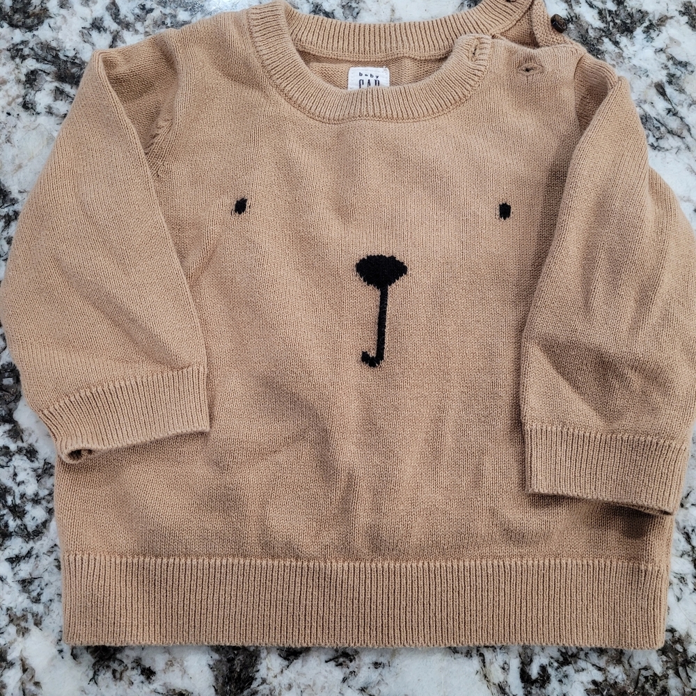 Baby Gap teddy sweater 6-12 months